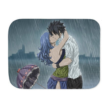 Load image into Gallery viewer, Fairy Tail Gray Fullbuster, Juvia Lockser Sherpa Blanket
