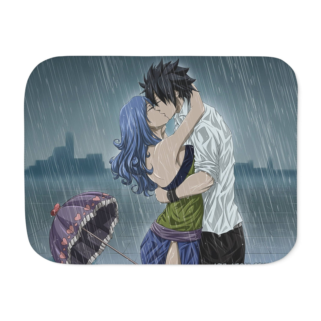 Fairy Tail Gray Fullbuster, Juvia Lockser Sherpa Blanket