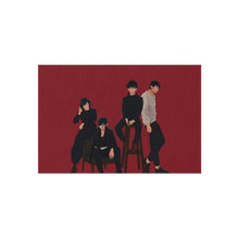 Load image into Gallery viewer, Toji Fushiguro Maki Zenin and Megumi Fushiguro Rug
