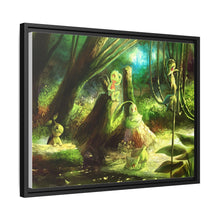 Load image into Gallery viewer, Grass Pokemon Canvas Framed Art Print
