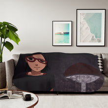 Load image into Gallery viewer, uchiha sarada Sherpa Blanket
