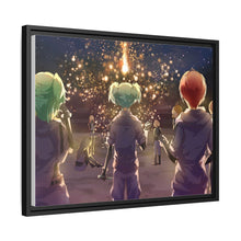 Load image into Gallery viewer, Assassination Classroom Karma Akabane, Nagisa Shiota, Kaede Kayano, Rio Nakamura Canvas Framed Art Print
