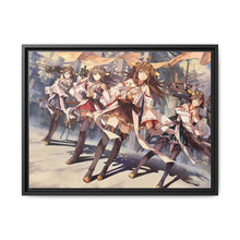 Load image into Gallery viewer, Anime Kantai Collection Canvas Framed Art Print
