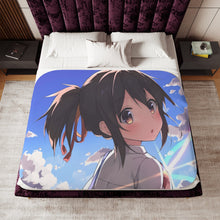 Load image into Gallery viewer, Mitsuha (Your Name) Sherpa Blanket
