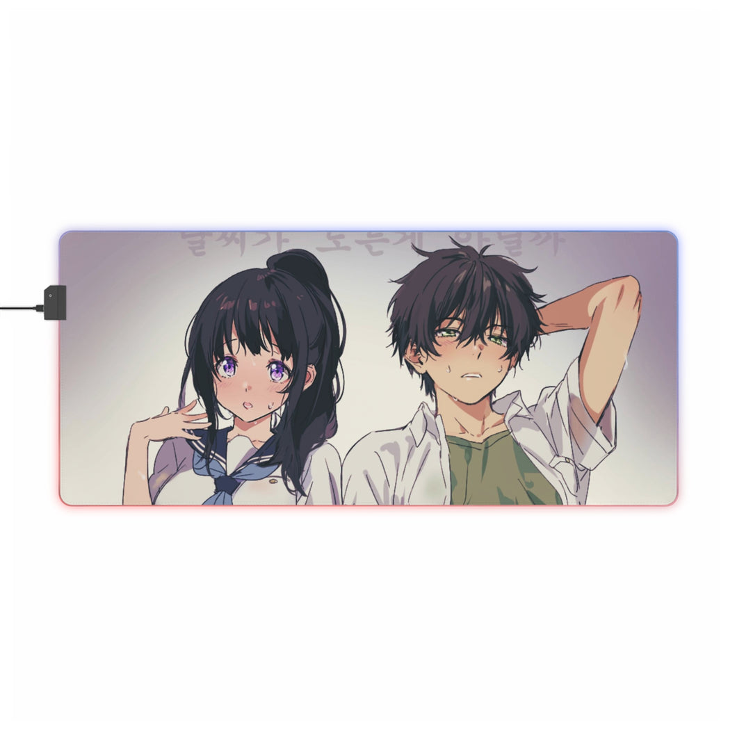Hyouka Eru Chitanda RGB LED Mouse Pad (Desk Mat)
