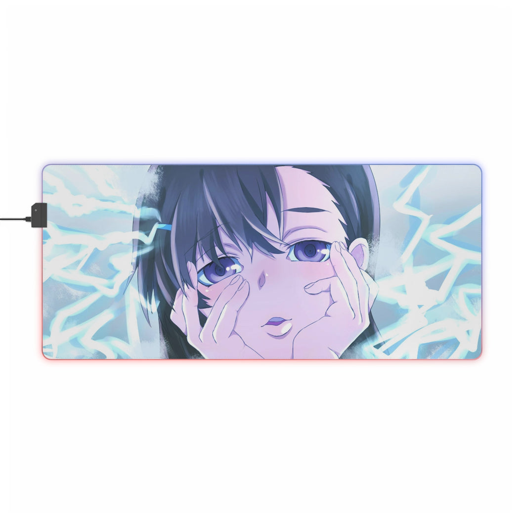 A Certain Scientific Railgun Mikoto Misaka RGB LED Mouse Pad (Desk Mat)