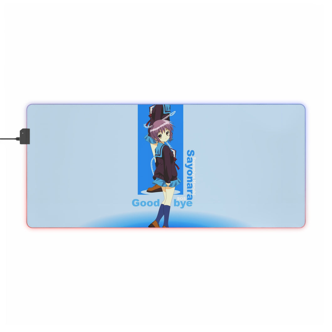 The Melancholy Of Haruhi Suzumiya RGB LED Mouse Pad (Desk Mat)