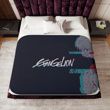 Load image into Gallery viewer, Neon Genesis Evangelion - Rei Ayanami Sherpa Blanket
