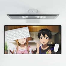 Load image into Gallery viewer, Kirito and Asuna Mouse Pad (Desk Mat)

