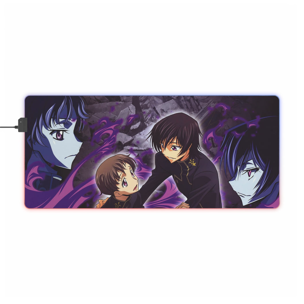 Code Geass Lelouch Lamperouge RGB LED Mouse Pad (Desk Mat)