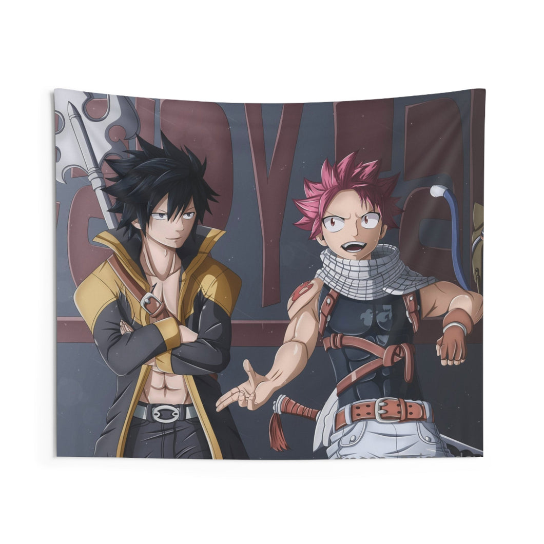 Gray Fullbuster / Natsu Dragneel / Happy Indoor Wall Tapestry