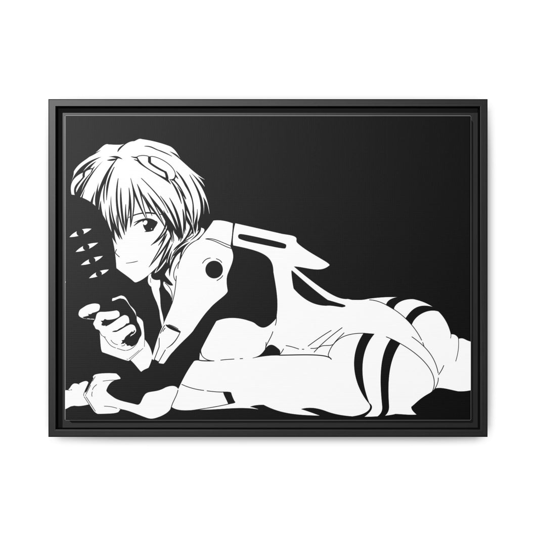 Anime Neon Genesis Evangelion Canvas Framed Art Print