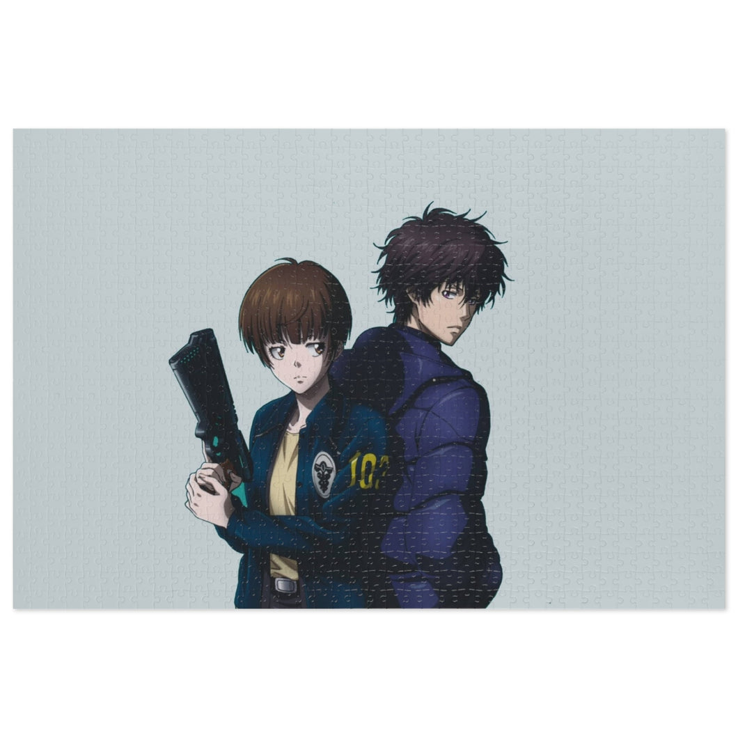 Psycho-Pass Inspecter and a villain Jigsaw Puzzle