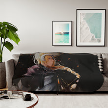 Load image into Gallery viewer, Fate/Apocrypha Ruler Sherpa Blanket
