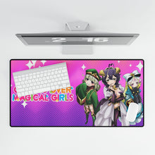 Load image into Gallery viewer, Gushing Over Magical Girls Mouse Pad (Desk Mat)
