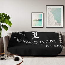 Load image into Gallery viewer, Anime Death Note Sherpa Blanket
