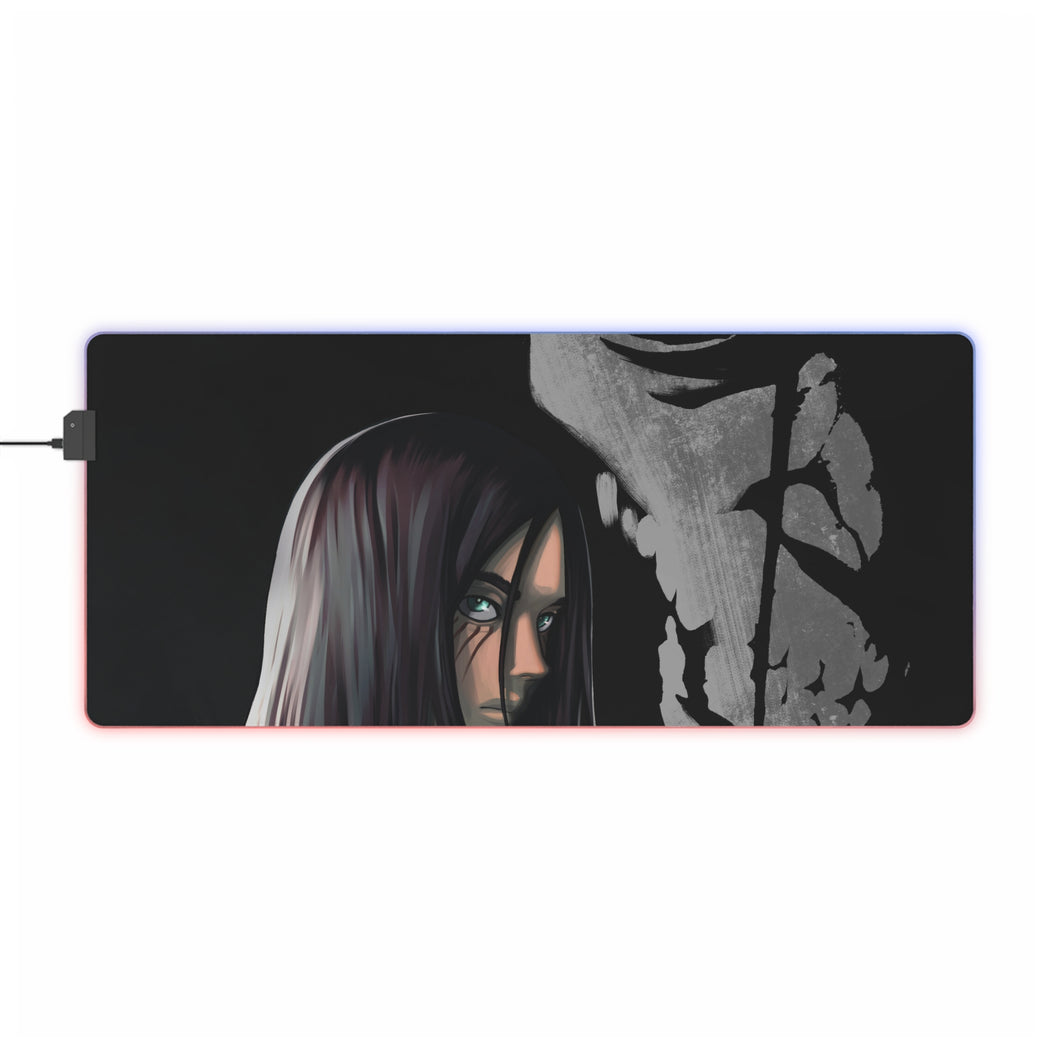 Eren Yeager RGB LED Mouse Pad (Desk Mat)