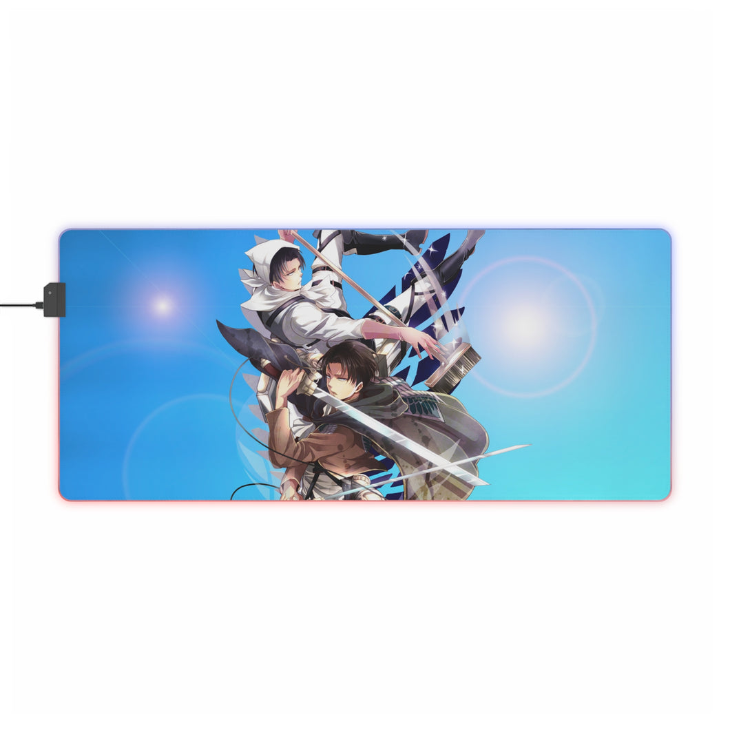 Anime Attack On Titan RGB LED Mouse Pad (Desk Mat)