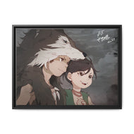 Anime Dororo Canvas Framed Art Print