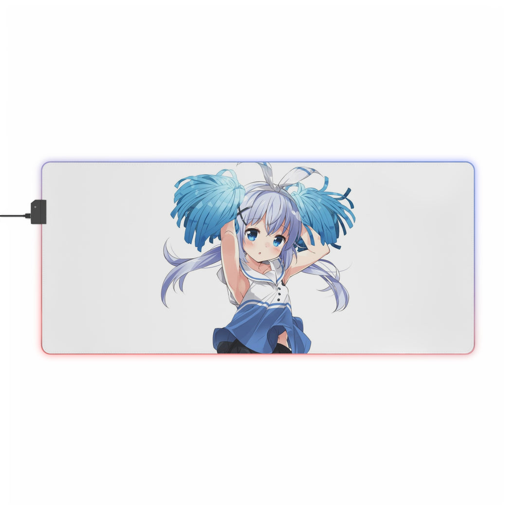 Is The Order A Rabbit? RGB LED Mouse Pad (Desk Mat)