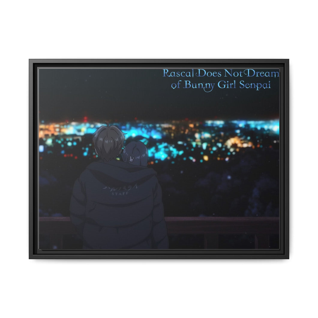 Seishun Buta Yarō wa Banīgāru Senpai no Yume o Minai Canvas Framed Art Print