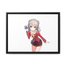 Load image into Gallery viewer, Nao Tomori With her camera Canvas Framed Art Print
