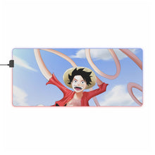 Load image into Gallery viewer, One Piece Monkey D. Luffy RGB LED Mouse Pad (Desk Mat)
