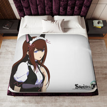 Load image into Gallery viewer, Kurisu Cosplay Sherpa Blanket
