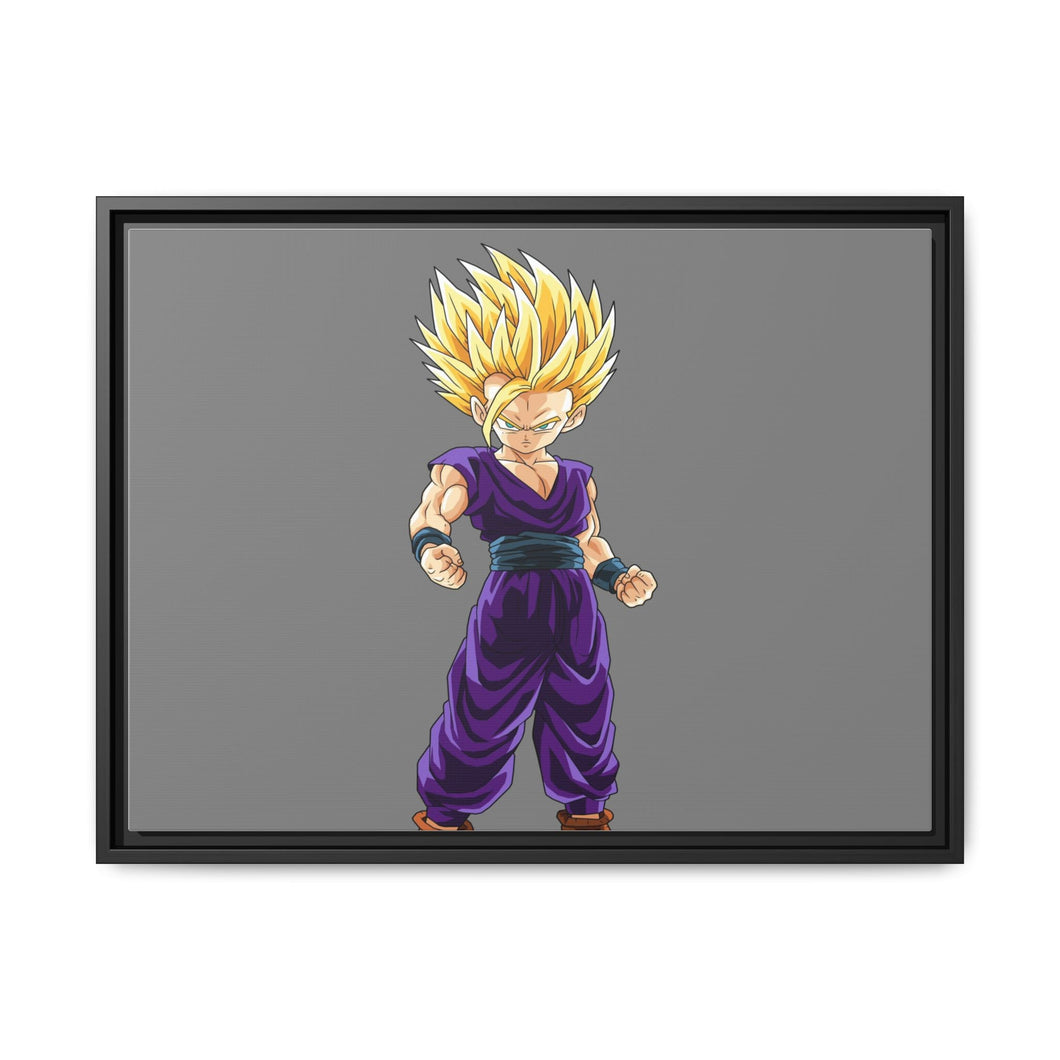 Gohan SSJ2 Canvas Framed Art Print