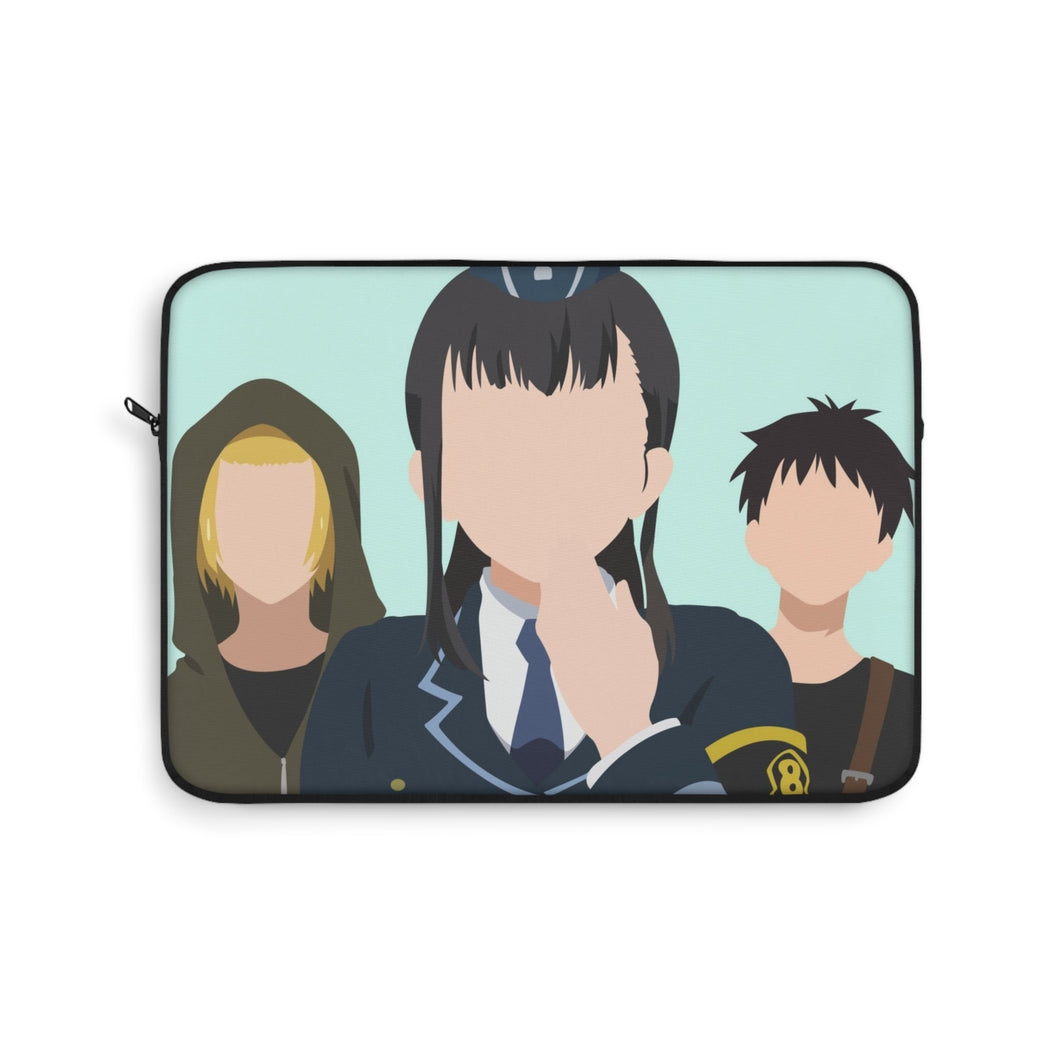 Fire Force Shinra Kusakabe, Arthur Boyle, Maki Oze Laptop Sleeve