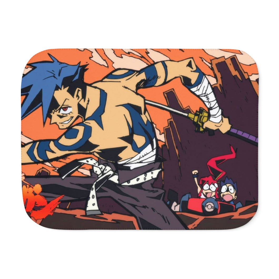 Anime Tengen Toppa Gurren Lagannr Sherpa Blanket