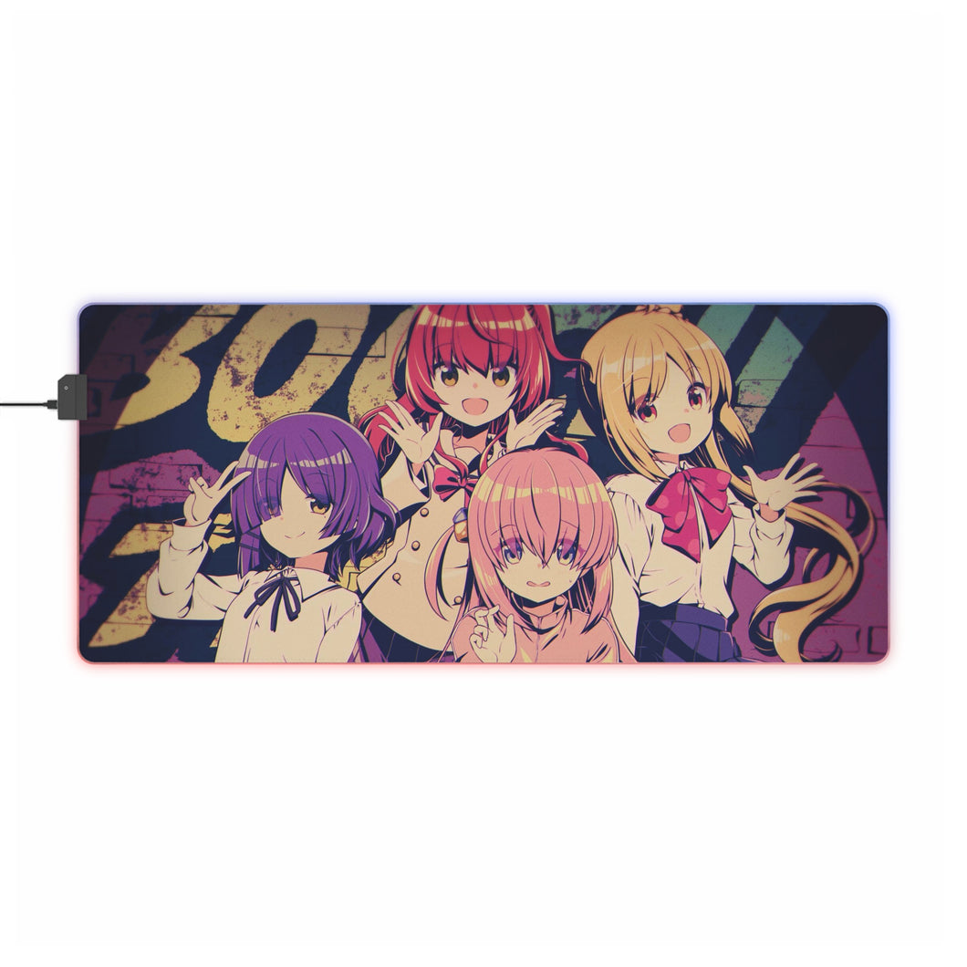 Bocchi the Rock RGB LED Mouse Pad (Desk Mat)