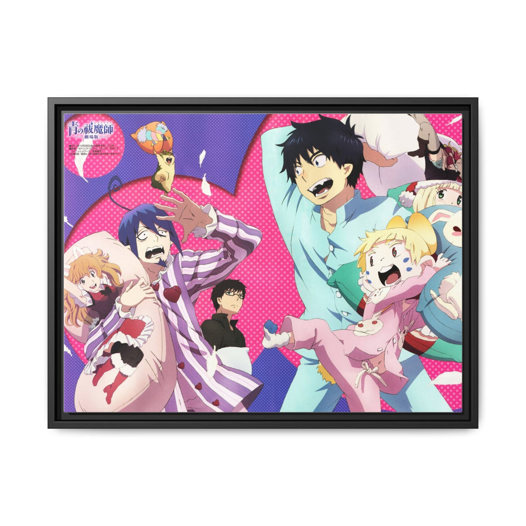 Blue Exorcist Canvas Framed Art Print