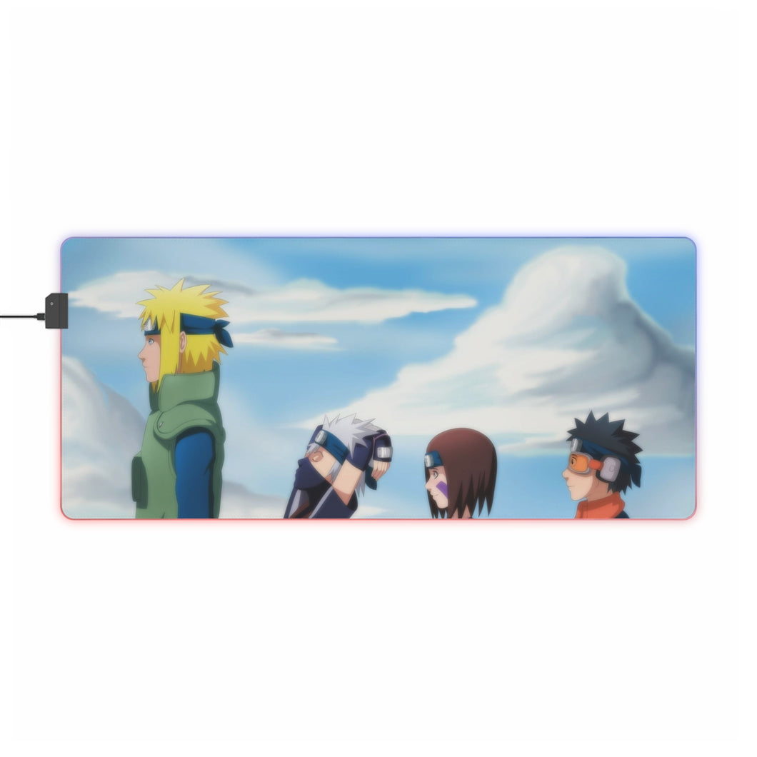 Fourth Hokage Team RGB LED Mouse Pad (Desk Mat)