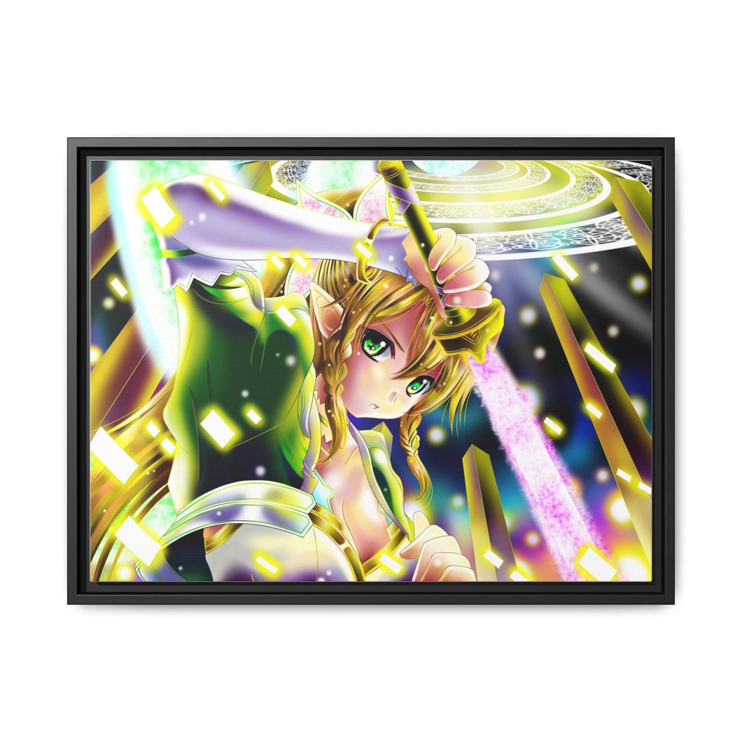 Leafa Canvas Framed Art Print