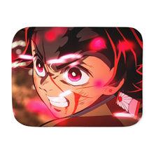Load image into Gallery viewer, Tanjiro Sherpa Blanket
