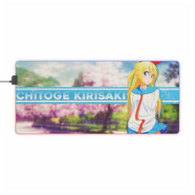 Load image into Gallery viewer, Nisekoi Chitoge Kirisaki RGB LED Mouse Pad (Desk Mat)
