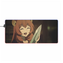 Load image into Gallery viewer, Raphtalia chan RGB LED Mouse Pad (Desk Mat)
