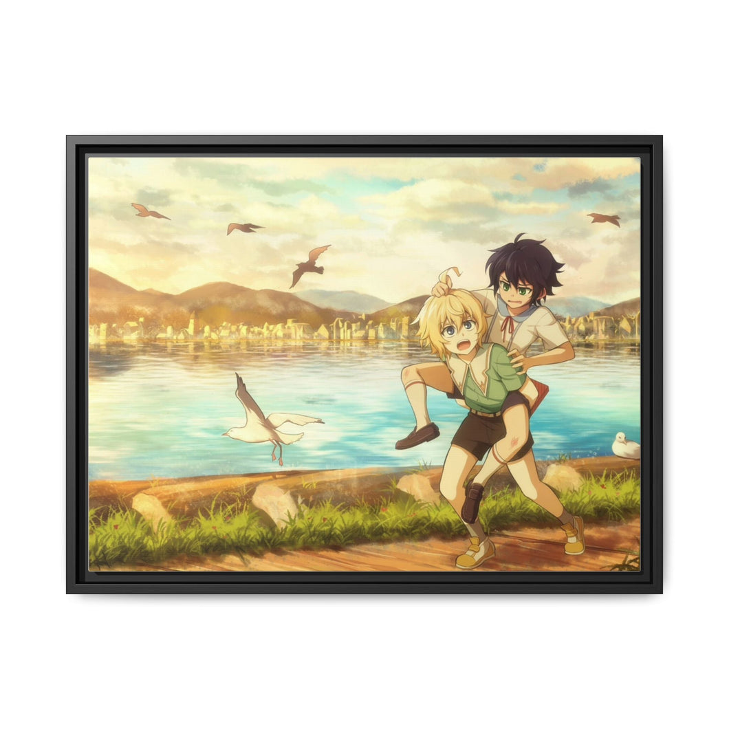 Anime Seraph of the End Canvas Framed Art Print