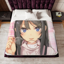 Load image into Gallery viewer, Rascal Does Not Dream Of Bunny Girl Senpai Sherpa Blanket
