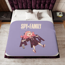 Load image into Gallery viewer, Anya Forger Sherpa Blanket
