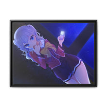 Load image into Gallery viewer, Nao Tomori with a Ipod Canvas Framed Art Print
