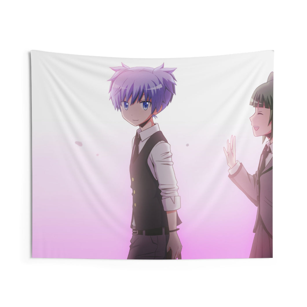 Assassination Classroom Nagisa Shiota, Kaede Kayano Indoor Wall Tapestry