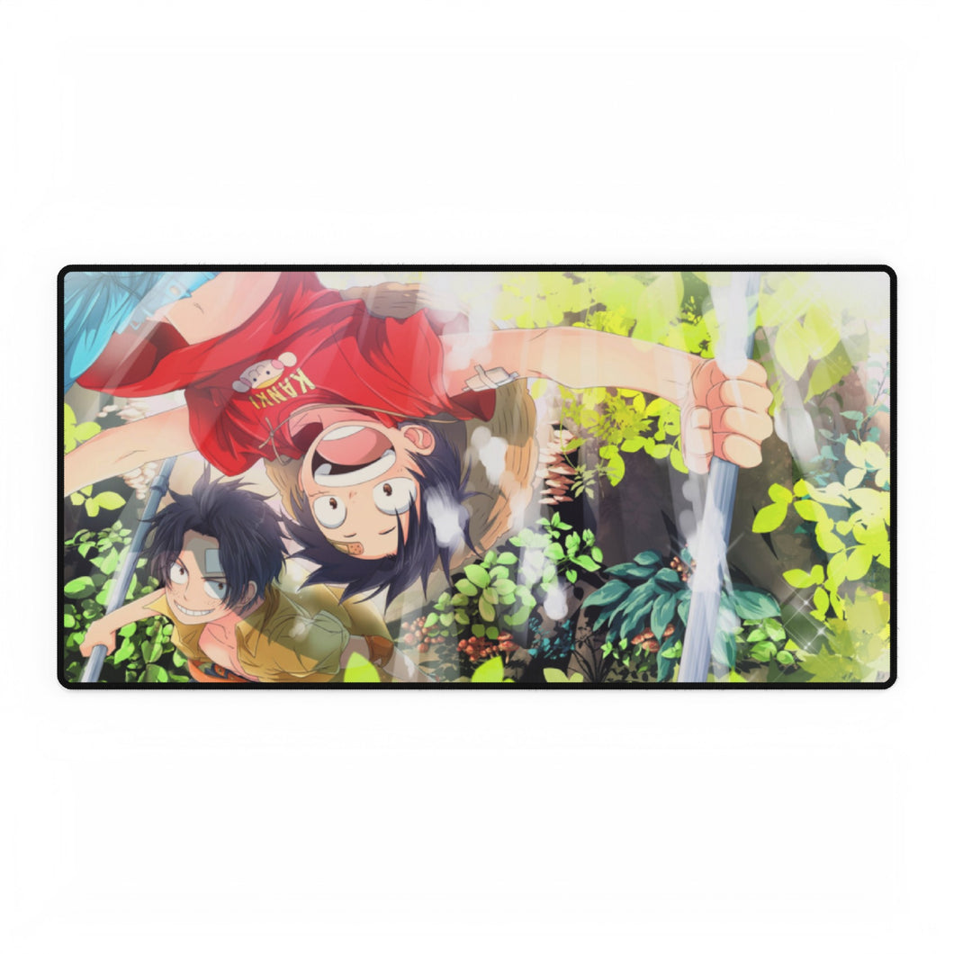 Luffy and Ace Mouse Pad (Desk Mat)