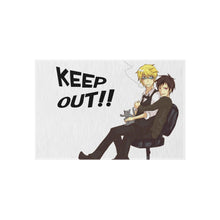 Load image into Gallery viewer, Durarara!! Izaya Orihara, Shizuo Heiwajima Rug
