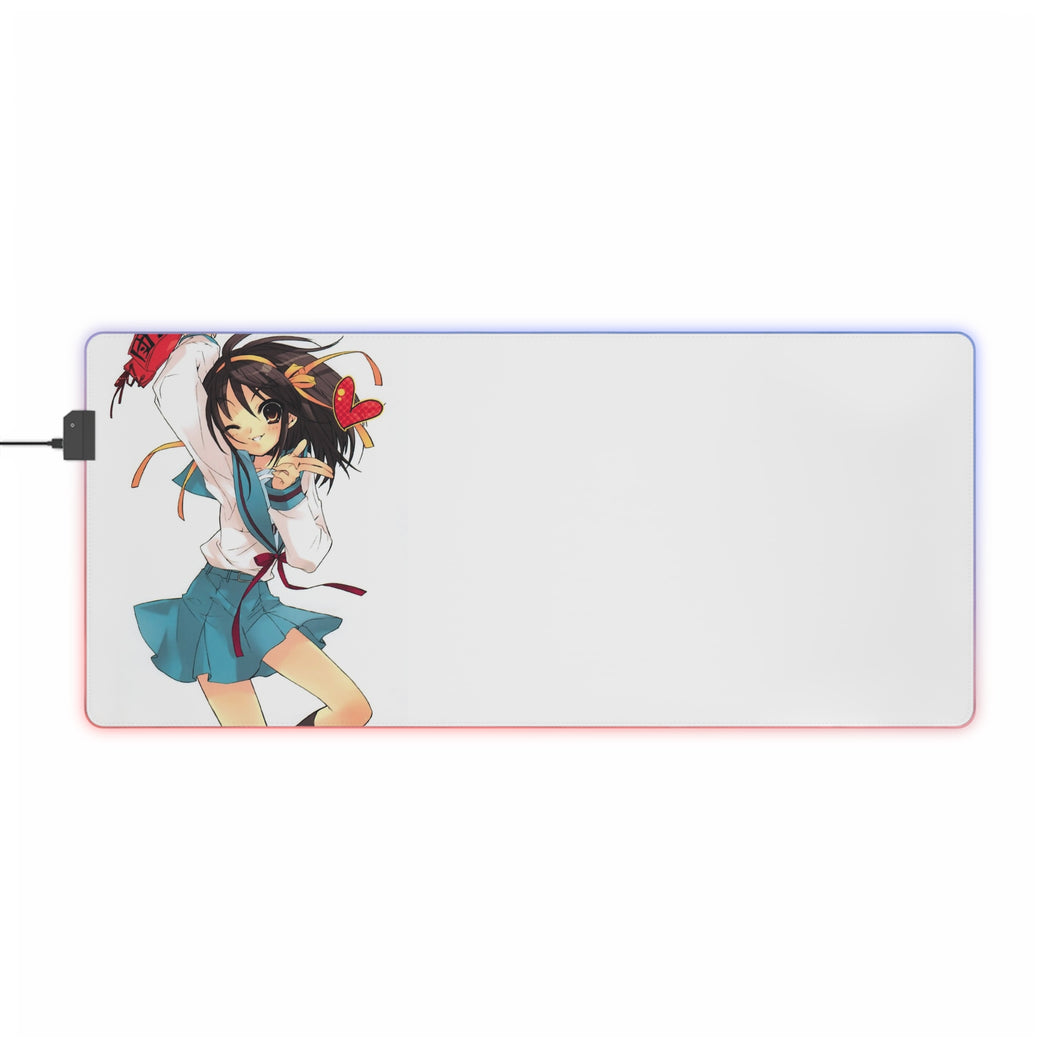 The Melancholy Of Haruhi Suzumiya RGB LED Mouse Pad (Desk Mat)