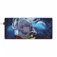 Nao Tomori looking up RGB LED Mouse Pad (Desk Mat)