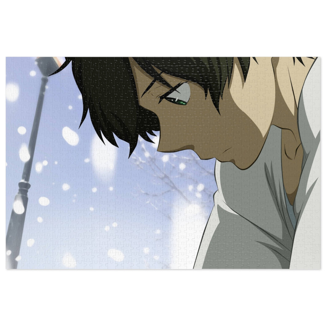Hōtarō Oreki looking down Jigsaw Puzzle