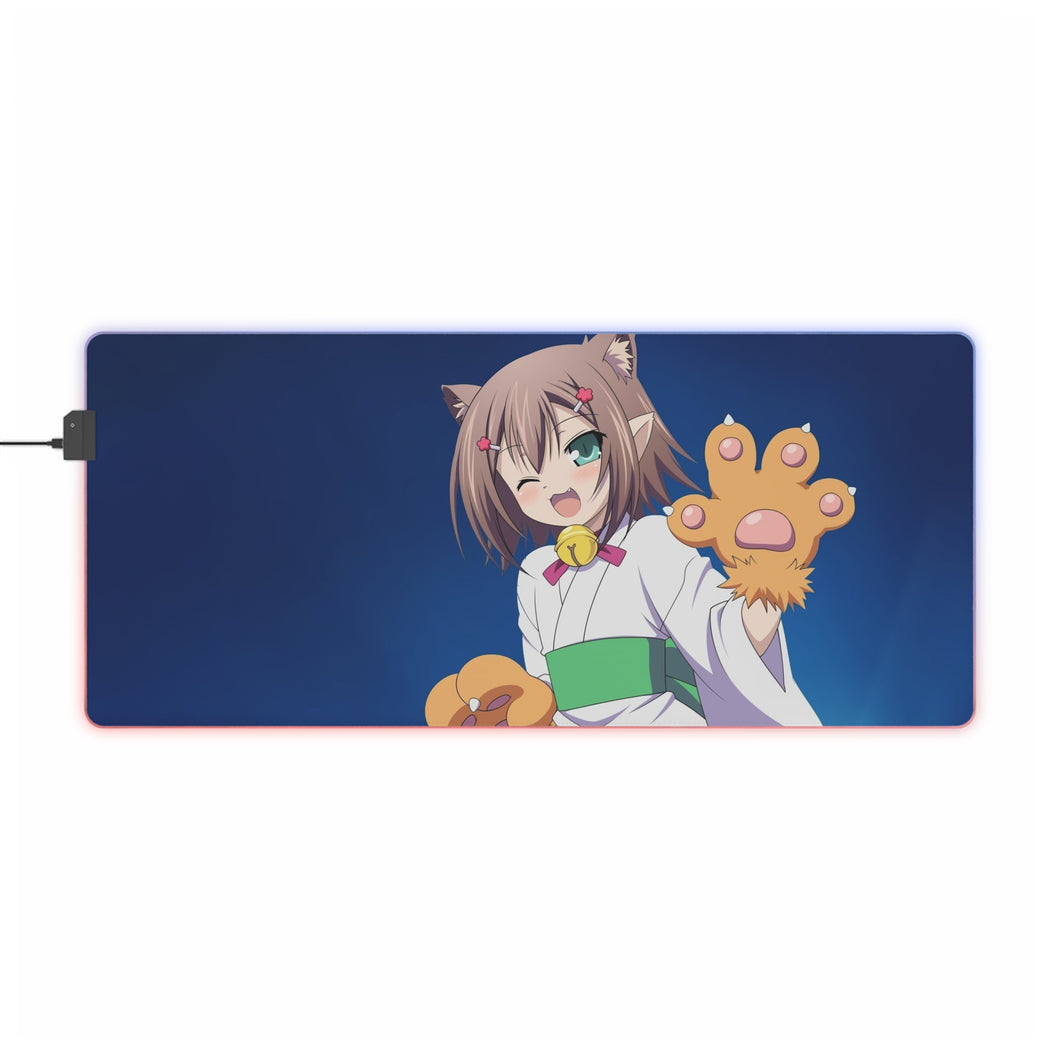 Tsukiko Tsutsukakushi RGB LED Mouse Pad (Desk Mat)