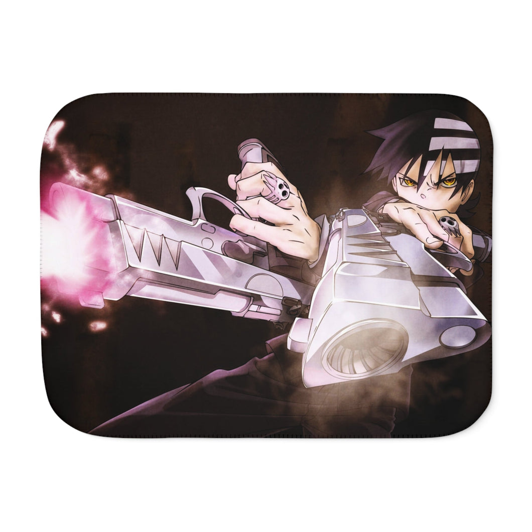 Soul Eater Death The Kid Sherpa Blanket
